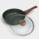 Forest frying pan "Forest", d = 26 cm, glass cover, removable handle, anti -stick coating