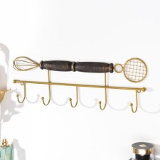 Decorative metal hooks 