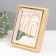 Photo frame plastic 13x18 cm "Stefania" light tree with white 4.4x17.8x23 cm