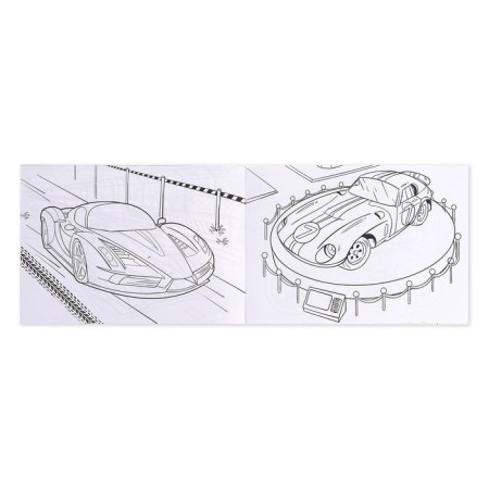 Coloring for boys "Cool races", 16 p., A4 format-1