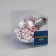 Fir -tree ball "Pink dry flowers", batteries, 5 LED, glow warm white