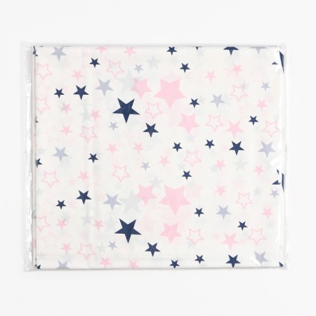 Printed "stars" Sh.160 cm, satin, 100% cotton-4