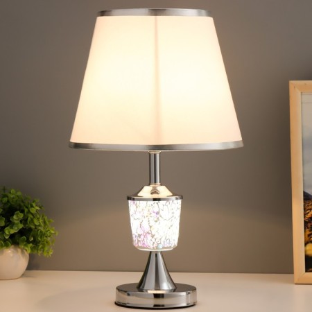 Hand lamp "Stained glass" E27 40W chrome 26x26x42cm Risalux-1