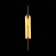 Wall lamp ST LUCE. SL1145.391.01. Callana. 1x60 watts, E27, 10x78 cm, brass color