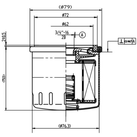 Oil filter Totachi TC-1350-1