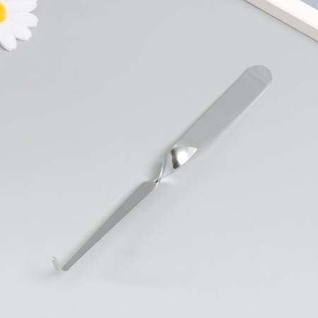 Hoolehok for candles stainless steel "turns" silver 1.5x20 cm-1