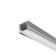 Aluminum profile LED Strip Alm005S-2M, 200x1.6x1.2 cm, silver color