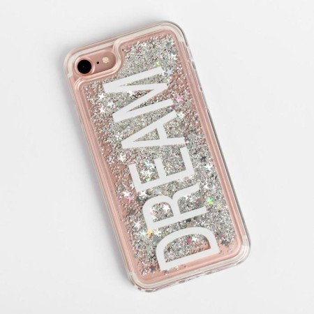 IPhone 7 phone case with sparkles inside Dream, 6.5 × 14 cm-1