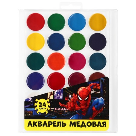Watercolor 24zv plastic, "Spider-Man", Euro suspension-1