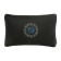 Car carrier pillow of the zodiac Line, fish, 45 x 28 x 12 cm, black