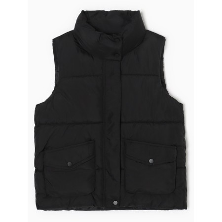 Women's vest with collar Mist, p. 46, black-6