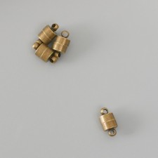 Flasp Magnetic Metal Bronze Metal 0.7x1.2x0.7 cm