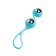 Vaginal balls L’Eroina by Toyfa Futa, silicone, blue color, 11 cm