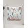 Organizer in a bath on suction cups "New Year's animals", for storing toys and trifles, size 33x39 cm