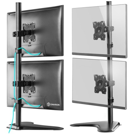 Table bracket for 2 monitors Onkron D208FS Black-11