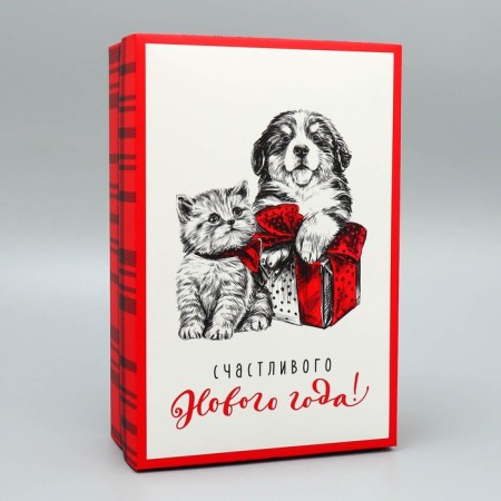 Folding box "Happy New Year!", 30 x 20 x 9 cm, new year-2
