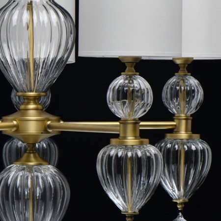 The Odelia chandelier, size 88x312x88 cm, 200W 5XE27 IP 20-11