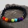 Bracelet assorted "planets" brightness, color, d = 7
