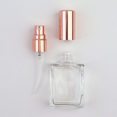 Perfume bottle, with a spray, 15 ml, color pink gold-10
