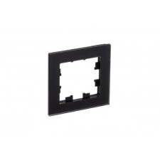 Frame for the socket/switch Sche Atn331001 Atlasdesign Nature, glass, black color