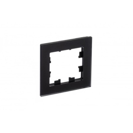 Frame for the socket/switch Sche Atn331001 Atlasdesign Nature, glass, black color