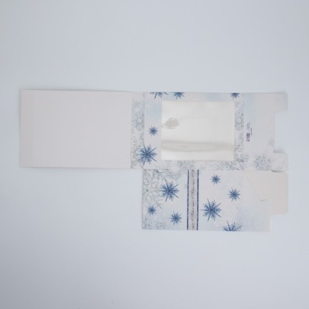Folding box with 3D effect "Snow Waltz", 18 x 14 x 23 cm, New Year-13
