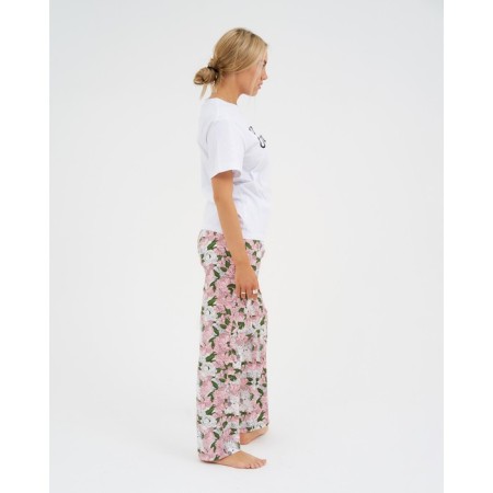 Women's pants KAFTAN "Parrot" p. 44-46, pink-1