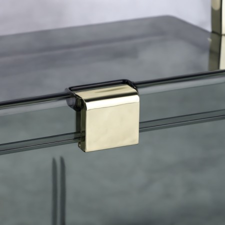Organizer for storage, with a pen, 21.5 × 12 cm, green/golden color-5