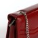 El Masta bag with a valve, an outer pocket, burgundy color
