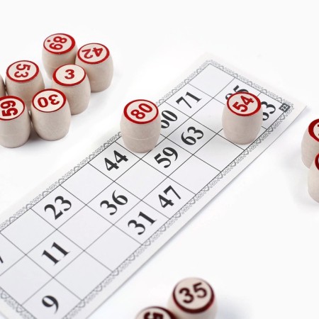 Lotto Russian, wooden "feast", board game, with barrels-5