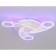 LED ceiling LED with Ambrella Light, Original, FA4475, 3HLED, 66 W, 4950LUM, 3000-6400K, white color.