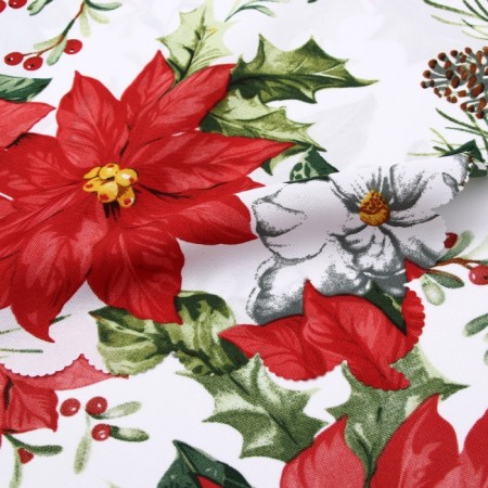 New Year. Dailers "Christmas flowers" 40x145cm, 100% p/e, 140g/m2-5
