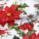 New Year. Dailers "Christmas flowers" 40x145cm, 100% p/e, 140g/m2