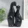 Polystone souvenir "Cat and cat - kiss" Black 22x12.5x5.5 cm