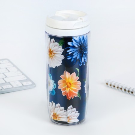 Gift set in the tube "Best Teacher": Diary, A6, 120 sheets, stickers with a sticky edge, a thermostat 350 ml, a handle-17