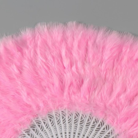 Fan plastic, pen "Pink" h = 26 cm 25 blades 3x50x26 cm-1