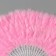Fan plastic, pen "Pink" h = 26 cm 25 blades 3x50x26 cm