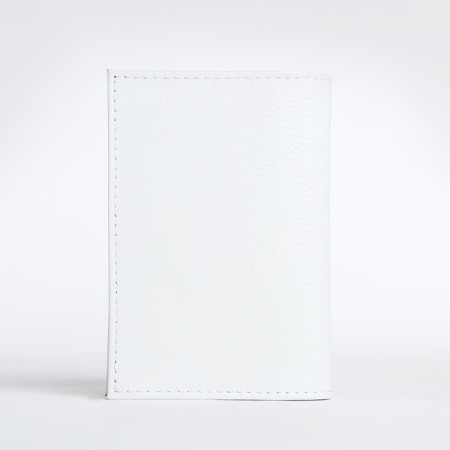 Textura passport cover, white color-1