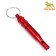 Whistle with adjustable tonality, 7.6 x 1.2 cm, red