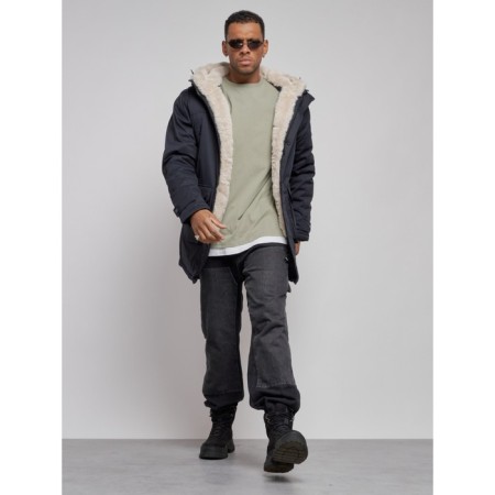 Winter male park, size 56, dark blue color-11