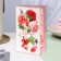 Volumetric postcard "Congratulations!" glitter, white background, a5