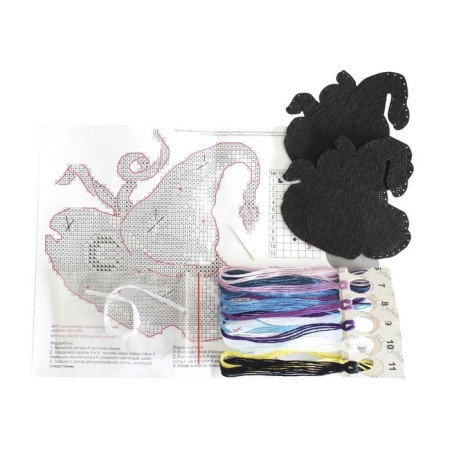 Embroidery set "Magic Hat" 10 × 10 cm-4