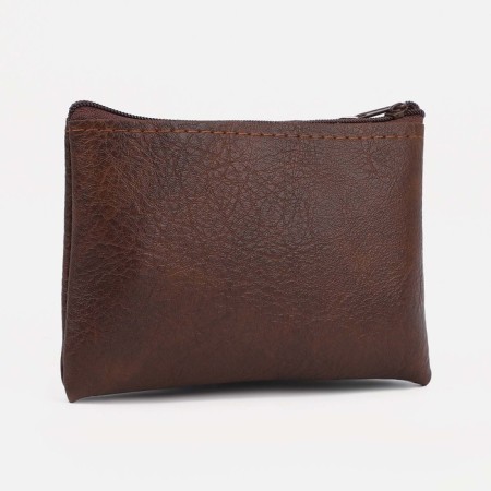 Women's wallet with lightning, brown color-1