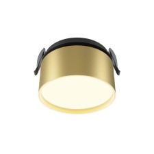 The built-in lamp Technical DL024-12W3K-BMG, LED, 12 W, 85x85x66 mm, 860 lm, 3000k, 2835, black, matte gold