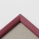 Photo frame pine С14 No. 1 cherry 40x50 cm (plastic screen)
