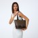 Bag Female Tout on the zipper David Jones, brown color