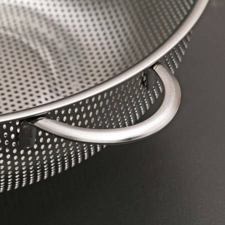 A colander made of stainless steel with Marko handles, D = 28 cm, two handles, chrome color-2