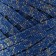 Knitted yarn "Ribbon" with Lurex 85m/170 ± 5 g (sapphire, lurex: gold)