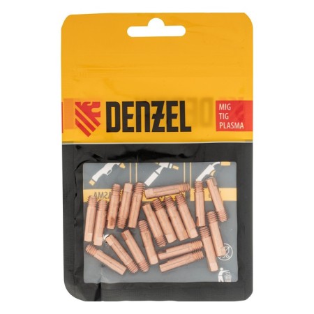 Current tip for the Denzel 93649 wire, 20 pcs, for MIG burner Type 15, 1.2 mm-2