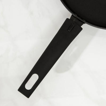 Sleepy "Daria", d = 30 cm, removable handle, anti -stick coating, black color-3